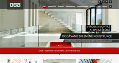 Desktop Screenshot of ogb.cz